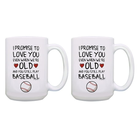 ThisWear Baseball Mug Set I Promise to Love You Baseball Anniversary Mug 2 Pack Mug 15oz Mugs Cups White
ThisWear Baseball Mug Set I Promise to Love You Baseball Anniversary Mug 2 Pack Mug 15oz Mugs Cups White