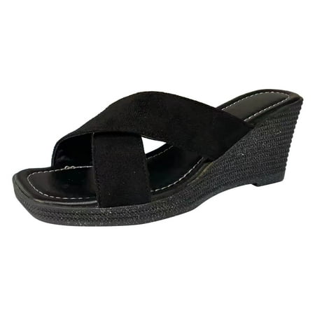 Youmylove Women Sandals Breathable Simple Solid Color Fashion Thick Sole Wedge Comfortable Non-Slip Large Size Shoes Summer Comfy Daily Simple Walking Footwears
Youmylove Women Sandals Breathable Simple Solid Color Fashion Thick Sole Wedge Comfortable Non-Slip Large Size Shoes Summer Comfy Daily Simple Walking Footwears