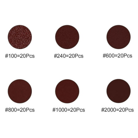 120pcs 2 Inch Hook and Loop Sanding Discs 100 240 600 800 1000 2000 Grits Flocking Sandpaper
120pcs 2 Inch Hook and Loop Sanding Discs 100 240 600 800 1000 2000 Grits Flocking Sandpaper