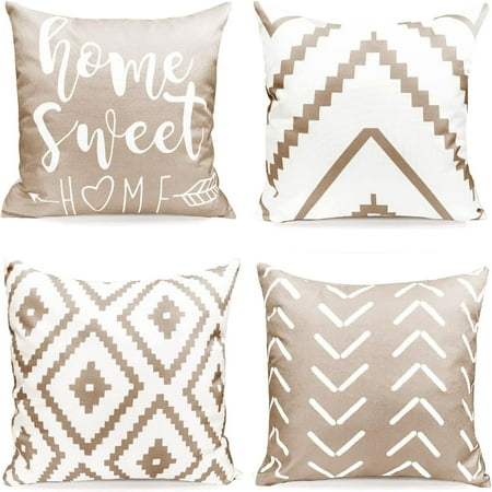 Decorative Throw Pillow Covers 16x16 inch Light khaki Pillow Covers for Couch Sofa Living Room Bedroom Farmhouse Outdoor Throw Pillow Cover Modern Geometric Linen Square Throw Pillow Case Set of 2
Decorative Throw Pillow Covers 16x16 inch Light khaki Pillow Covers for Couch Sofa Living Room Bedroom Farmhouse Outdoor Throw Pillow Cover Modern Geometric Linen Square Throw Pillow Case Set of 2
