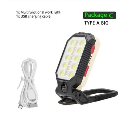 QIFEI Foldable COB LED Work Light USB Rechargeable Flashlight Waterproof Torch W599A
QIFEI Foldable COB LED Work Light USB Rechargeable Flashlight Waterproof Torch W599A
