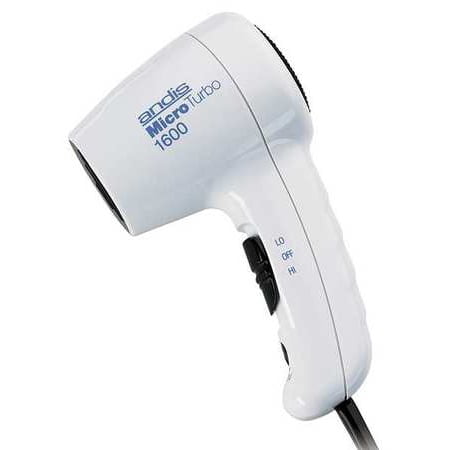 ANDIS MT12 Hair Dryer, Handheld, White, 1600 Watts