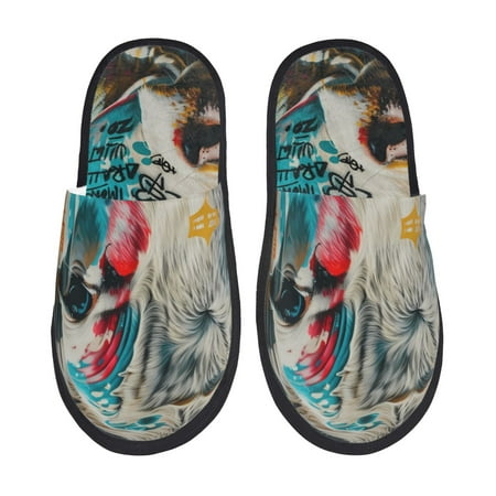 Adobk Colorful Graffiti Cow Print Slippers Indoor Outdoor Retro Slippers House Soft Fluffy Slides Cushion Furry Slippers-Large
Adobk Colorful Graffiti Cow Print Slippers Indoor Outdoor Retro Slippers House Soft Fluffy Slides Cushion Furry Slippers-Large