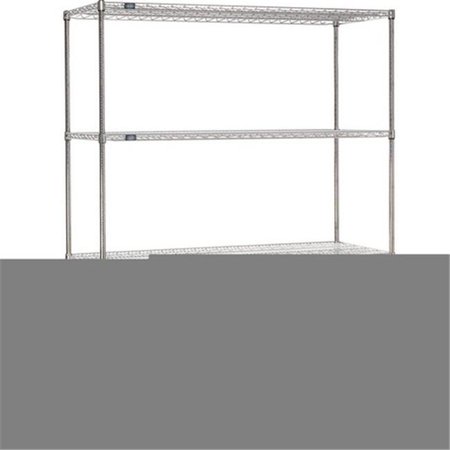 Nexel Industries C2460PSB Stainless Steel Wire Shelf Stem Caster Truck with Polyurethane Wheels & Brakes- 24 x 60 x 69 in.
Nexel Industries C2460PSB Stainless Steel Wire Shelf Stem Caster Truck with Polyurethane Wheels & Brakes- 24 x 60 x 69 in.