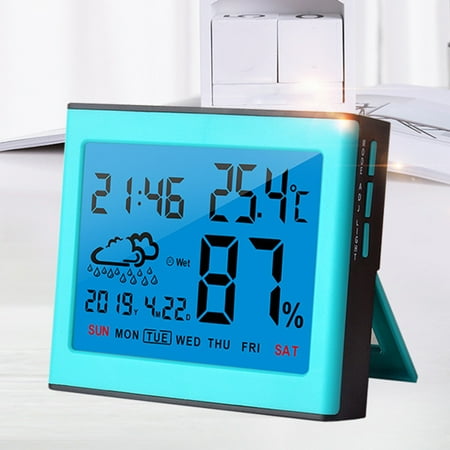 Yesbay Thermometer LCD Digital Screen Cartoon Comfort Indicator ABS Electronic Thermometer Blue
Yesbay Thermometer LCD Digital Screen Cartoon Comfort Indicator ABS Electronic Thermometer Blue