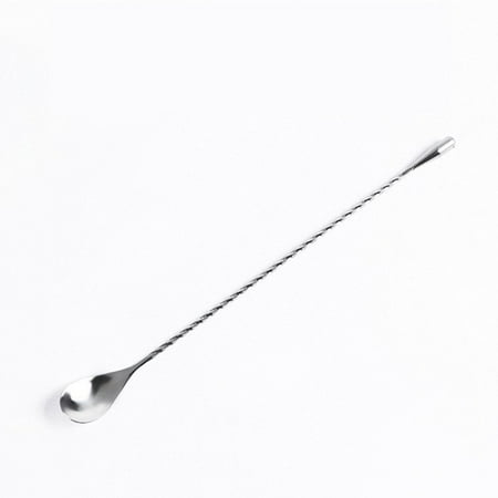 304 Stainless Steel Spoon Long Handle for Drink Stirring Long Cocktail Spoons