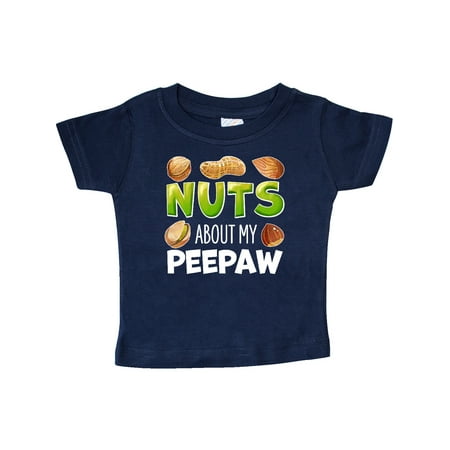 Inktastic Nuts About My Peepaw Peanut Almond Pistachio Gift Baby Boy or Baby Girl T-Shirt
Inktastic Nuts About My Peepaw Peanut Almond Pistachio Gift Baby Boy or Baby Girl T-Shirt