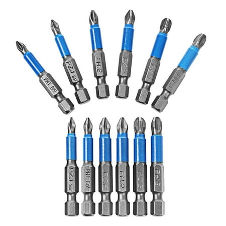 12 Pieces Magnetic Screwdriver Bits Non-Slip for Cross for Head Electric Screwdr
12 Pieces Magnetic Screwdriver Bits Non-Slip for Cross for Head Electric Screwdr