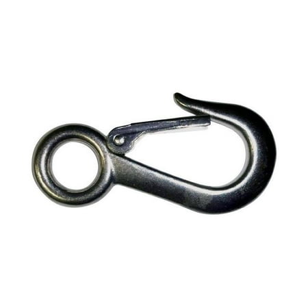 Baron 5005002 1.13 in. Dia. x 4.63 in. Polished Steel Snap Hook 400 lbs