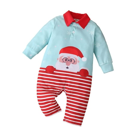 Vikakiooze Toddler Baby Spring And Autumn Santa Print Christmas Romper Romper Kids Jumpsuit
Vikakiooze Toddler Baby Spring And Autumn Santa Print Christmas Romper Romper Kids Jumpsuit