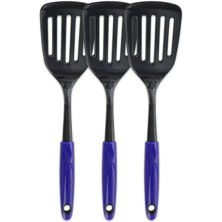 Ram Pro Nylon Turner Kitchen Cooking Utensil Made of Heat Resistant Nylon Ideal for Easy Food Preparation or Serving (Blue) Pack Of 3
Ram Pro Nylon Turner Kitchen Cooking Utensil Made of Heat Resistant Nylon Ideal for Easy Food Preparation or Serving (Blue) Pack Of 3
