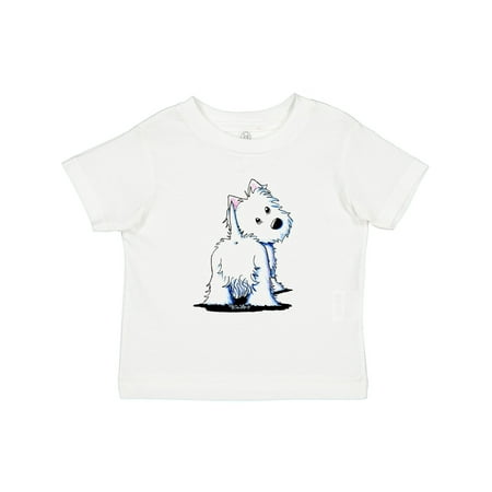 Inktastic Fluffy Butt Westie Gift Toddler Boy or Toddler Girl T-Shirt