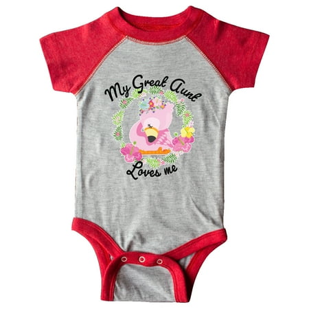 Inktastic Baby Flamingo My Great Aunt Loves Me with Flower Wreath Gift Baby Boy or Baby Girl Bodysuit
Inktastic Baby Flamingo My Great Aunt Loves Me with Flower Wreath Gift Baby Boy or Baby Girl Bodysuit