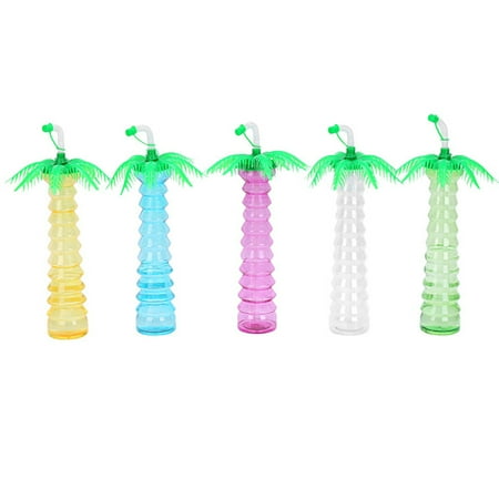 5pcs Hawaiian Party Coconut Tree Straw Bottle Portable Drinking Cup For Summer Beach Holiday Photograph (Mixed Color)
5pcs Hawaiian Party Coconut Tree Straw Bottle Portable Drinking Cup For Summer Beach Holiday Photograph (Mixed Color)