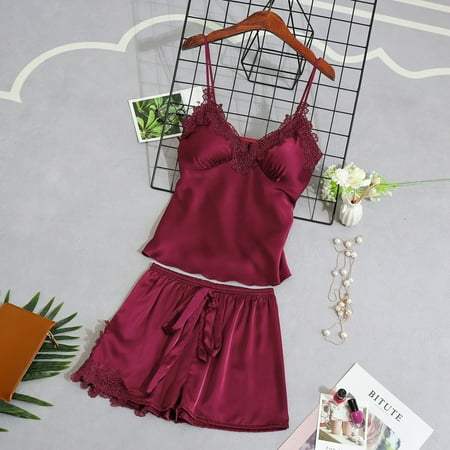 B91xZ Lingerie For Women Sleepwear Lingerie Lace Sling Sexy Womens Nightdress Set Satin Underwear Bowknot Luxury Robe Lace Wine XXL
B91xZ Lingerie For Women Sleepwear Lingerie Lace Sling Sexy Womens Nightdress Set Satin Underwear Bowknot Luxury Robe Lace Wine XXL