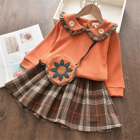 Hunpta Kids Babys Toddlers Girls Spring Winter Plaid Knit Sweater Thick Long Sleeve Skirts Set Outfit Clothes
Hunpta Kids Babys Toddlers Girls Spring Winter Plaid Knit Sweater Thick Long Sleeve Skirts Set Outfit Clothes