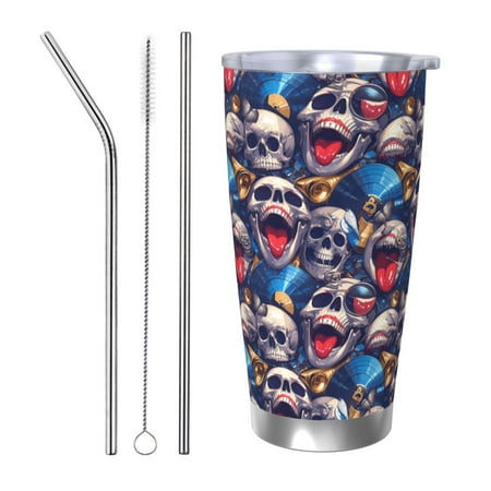 Lukts rock Skull blue record for 20OZ Car Cup Stainless Steel Direct Drinking Straw Thermos Cup Suitable for Office Travel and Car-Straw Three-piece Set
Lukts rock Skull blue record for 20OZ Car Cup Stainless Steel Direct Drinking Straw Thermos Cup Suitable for Office Travel and Car-Straw Three-piece Set
