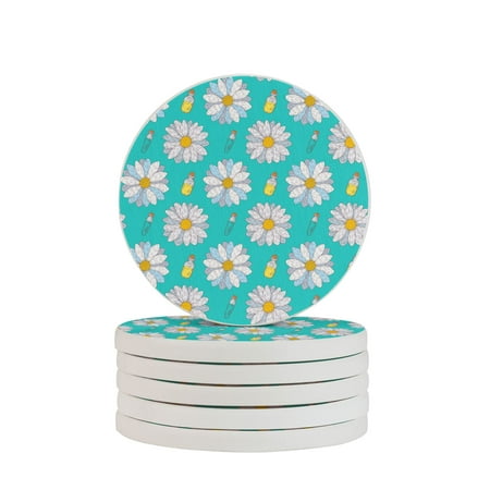 Circular Drink Coasters Set Flower Pattern Background Beautiful Home Decor Diatomite Heat-Resistant Diatomite Protect Table Countertop
Circular Drink Coasters Set Flower Pattern Background Beautiful Home Decor Diatomite Heat-Resistant Diatomite Protect Table Countertop