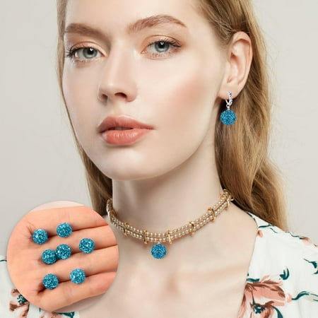 50PCS Elegant Tibetan Clay Beads With 10mm Straight Holes Fully Studded With Sparkling Rhinestones Chandelier Style Bangle & Necklace Accessories
50PCS Elegant Tibetan Clay Beads With 10mm Straight Holes Fully Studded With Sparkling Rhinestones Chandelier Style Bangle & Necklace Accessories