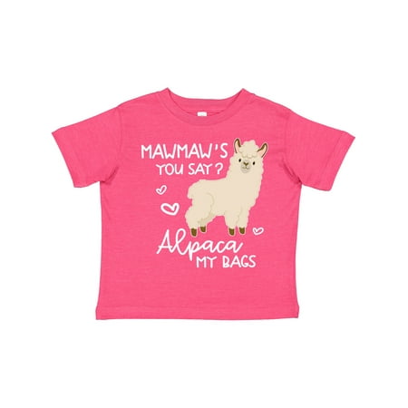 Inktastic Mawmaw s You Say Alpaca My Bags Gift Toddler Boy or Toddler Girl T-Shirt
Inktastic Mawmaw s You Say Alpaca My Bags Gift Toddler Boy or Toddler Girl T-Shirt