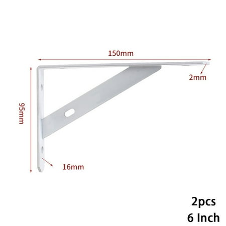 Girlsshop 2 X Metal Shelf Bracket L Shape Thickened Corner Brace Shelf Right Angle Bracket
Girlsshop 2 X Metal Shelf Bracket L Shape Thickened Corner Brace Shelf Right Angle Bracket