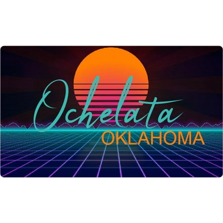Eldorado Oklahoma 4 X 2.25-Inch Fridge Magnet Retro Neon Design