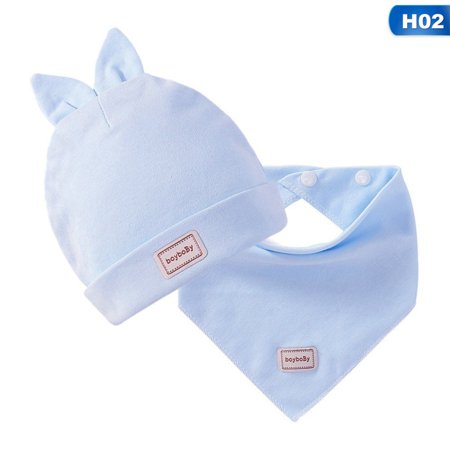 HitUpon 2Pcs/Set Newborn Baby Soft Cotton Cap Warm Hat Beanie with Ears Triangle Towel Scarf Bib Kit for Boys and Girls
HitUpon 2Pcs/Set Newborn Baby Soft Cotton Cap Warm Hat Beanie with Ears Triangle Towel Scarf Bib Kit for Boys and Girls