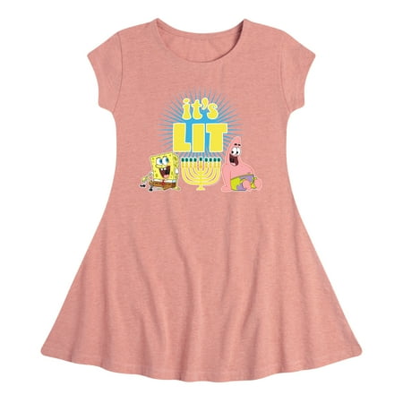 SpongeBob SquarePants - It s Lit Hanukkah - Toddler And Youth Girls Fit And Flare Dress
SpongeBob SquarePants - It s Lit Hanukkah - Toddler And Youth Girls Fit And Flare Dress