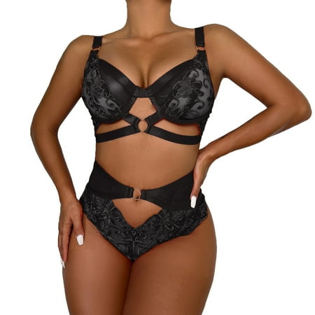 B91xZ Sexy Pajamas For WomenLadies Lace Mesh Panel Sexy Lingerie Set plus Size Sexy Lingerie for Women Black M
B91xZ Sexy Pajamas For WomenLadies Lace Mesh Panel Sexy Lingerie Set plus Size Sexy Lingerie for Women Black M
