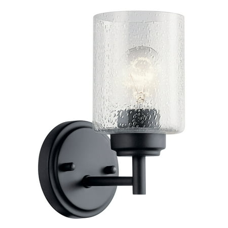 Kichler 45910 Winslow 9 Tall Bathroom Sconce - Black