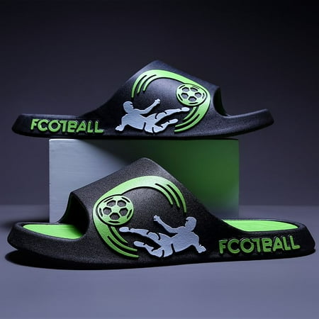 Men s Football Print Slides Pillow Slippers Comfortable Lightweight Non-slip Shoes For Indoor Outdoor Shower Bathroom Beach Sandals
Men s Football Print Slides Pillow Slippers Comfortable Lightweight Non-slip Shoes For Indoor Outdoor Shower Bathroom Beach Sandals