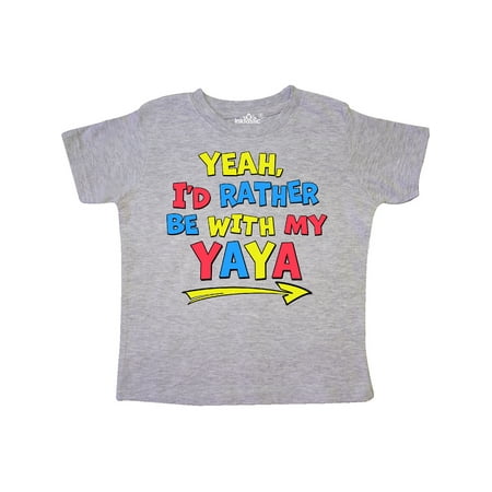 Inktastic Yeah I d Rather be with My Yaya in Red Yellow and Blue Gift Toddler Boy or Toddler Girl T-Shirt
Inktastic Yeah I d Rather be with My Yaya in Red Yellow and Blue Gift Toddler Boy or Toddler Girl T-Shirt