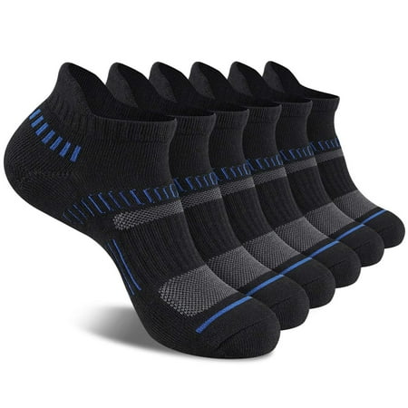 COOPLUS Mens Ankle Socks Athletic Cushioned Breathable Low Cut Tab With Arch Support-6 Pairs
COOPLUS Mens Ankle Socks Athletic Cushioned Breathable Low Cut Tab With Arch Support-6 Pairs
