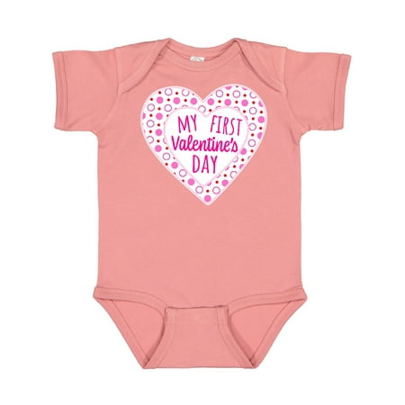 Inktastic My First Valentine s Day Pink Heart and Dots Gift Baby Boy or Baby Girl Bodysuit
Inktastic My First Valentine s Day Pink Heart and Dots Gift Baby Boy or Baby Girl Bodysuit