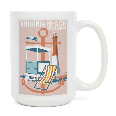 15 fl oz Ceramic Mug Virginia Beach Virginia Letterpress Anchor Dishwasher & Microwave Safe
15 fl oz Ceramic Mug Virginia Beach Virginia Letterpress Anchor Dishwasher & Microwave Safe