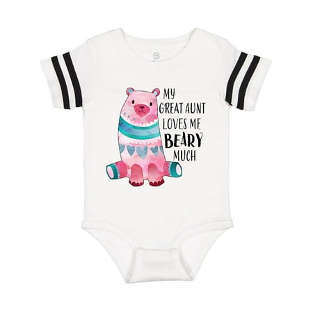 Inktastic My Great Aunt Loves Me Beary Much with Cute Bear Gift Baby Boy or Baby Girl Bodysuit
Inktastic My Great Aunt Loves Me Beary Much with Cute Bear Gift Baby Boy or Baby Girl Bodysuit