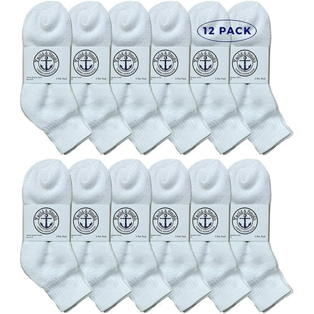 SOCKS NBULK Wholesale Bulk Womens Mid Ankle Socks Cotton Sport Athletic Socks - Size 9-12
SOCKS NBULK Wholesale Bulk Womens Mid Ankle Socks Cotton Sport Athletic Socks - Size 9-12