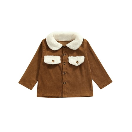 Sunisery Kids Baby Boys Contrast Color Coat Loose Lapel Neck Button-up Jacket Brown 4-5 Years
Sunisery Kids Baby Boys Contrast Color Coat Loose Lapel Neck Button-up Jacket Brown 4-5 Years