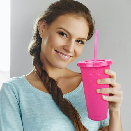 Creative Water Cup Flash Cup PP Plastic Flash Transparent Straw Cup 710ml Cold Change Temperature Sensitive Plastic Cup TANGNADE
Creative Water Cup Flash Cup PP Plastic Flash Transparent Straw Cup 710ml Cold Change Temperature Sensitive Plastic Cup TANGNADE