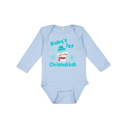 Inktastic Baby s 1st Chrismukkah with Cute Snowman and Snowflakes Gift Baby Boy or Baby Girl Long Sleeve Bodysuit
Inktastic Baby s 1st Chrismukkah with Cute Snowman and Snowflakes Gift Baby Boy or Baby Girl Long Sleeve Bodysuit