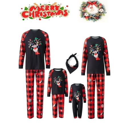 Jamlynbo Christmas Pajamas for Family Xmas Matching PJs for Adults Women Men Holiday Reindeer Sleepwear Loungewear Set for Couples
Jamlynbo Christmas Pajamas for Family Xmas Matching PJs for Adults Women Men Holiday Reindeer Sleepwear Loungewear Set for Couples
