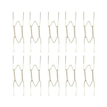 10pcs 8 Inch Spring Style Invisible Plate Tray Dish Wire Hanger Holders Wall Decoration (Golden)
10pcs 8 Inch Spring Style Invisible Plate Tray Dish Wire Hanger Holders Wall Decoration (Golden)