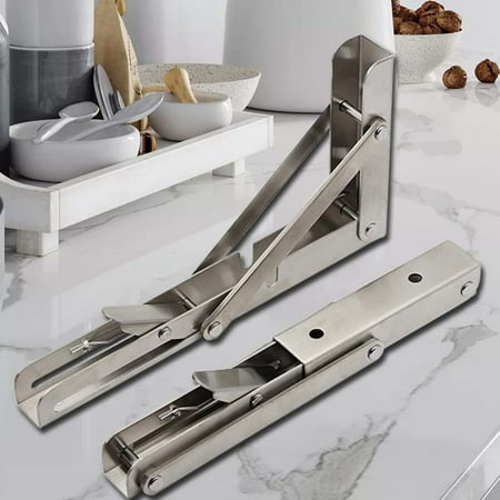 SPRING PARK 1 Pair Stainless Steel Wiredrawing Triangle Shelf Brackets Board Supporter Decor
SPRING PARK 1 Pair Stainless Steel Wiredrawing Triangle Shelf Brackets Board Supporter Decor