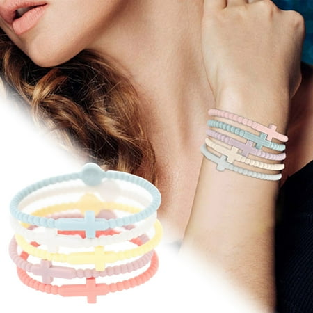5 Circular Silicone Bracelets With Colorful Silicone Decorations Suitable For Women Ring And Necklace Set for Women Sparkly Jewelry for Women Bridesmaid Jewelry Set for Wedding Rose Youth Running
5 Circular Silicone Bracelets With Colorful Silicone Decorations Suitable For Women Ring And Necklace Set for Women Sparkly Jewelry for Women Bridesmaid Jewelry Set for Wedding Rose Youth Running