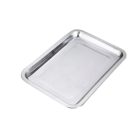 HOMEMAXS Stainless Steel Food Tray Thickened Food Tray Flat Square Grill Tray Non Toxic Food Tray Size 1
HOMEMAXS Stainless Steel Food Tray Thickened Food Tray Flat Square Grill Tray Non Toxic Food Tray Size 1