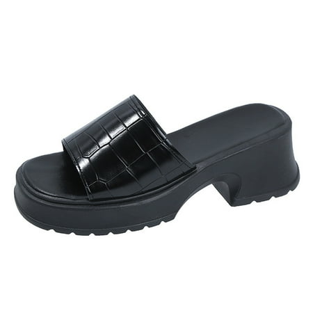 Women Sandals Clearance 2023! KBODIU Women s Heeled Sandals Backless Mules Slip On Block Heels Flat Shoes Beach Sandals Non-Slip Causal Slippers Summer Athletic Outdoor Beach Sandals
Women Sandals Clearance 2023! KBODIU Women s Heeled Sandals Backless Mules Slip On Block Heels Flat Shoes Beach Sandals Non-Slip Causal Slippers Summer Athletic Outdoor Beach Sandals