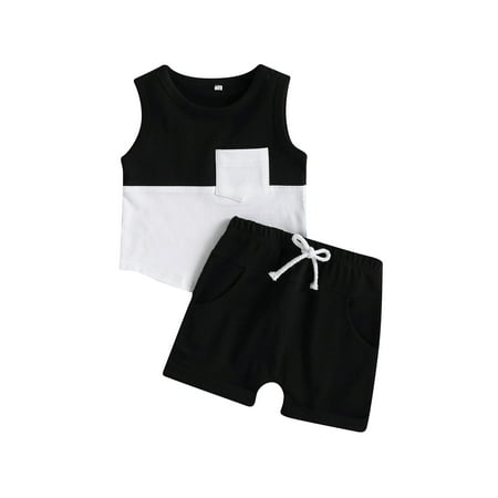 Wassery Baby Boy Summer Clothes 3 6 12 18 24 Months Infant Sleeveless Patchwork Tank Top Vest Solid Jogger Shorts Set 2Pcs Summer Outfits
Wassery Baby Boy Summer Clothes 3 6 12 18 24 Months Infant Sleeveless Patchwork Tank Top Vest Solid Jogger Shorts Set 2Pcs Summer Outfits