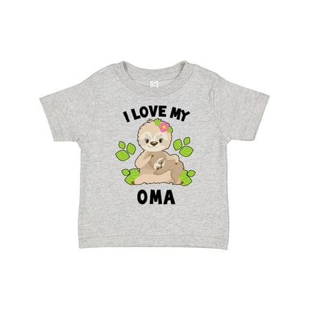 Inktastic Cute Sloth I Love My Oma with Green Leaves Gift Toddler Boy or Toddler Girl T-Shirt
Inktastic Cute Sloth I Love My Oma with Green Leaves Gift Toddler Boy or Toddler Girl T-Shirt