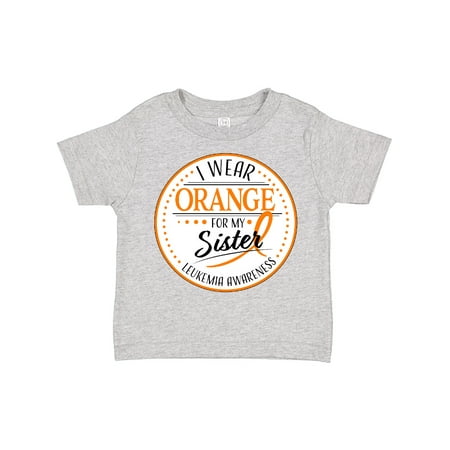 Inktastic I Wear Orange for My Sister- Leukemia Awareness Gift Toddler Boy or Toddler Girl T-Shirt
Inktastic I Wear Orange for My Sister- Leukemia Awareness Gift Toddler Boy or Toddler Girl T-Shirt