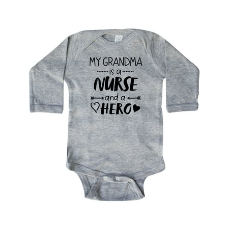 Inktastic My Grandma is a Nurse and a Hero Gift Baby Boy or Baby Girl Long Sleeve Bodysuit
Inktastic My Grandma is a Nurse and a Hero Gift Baby Boy or Baby Girl Long Sleeve Bodysuit